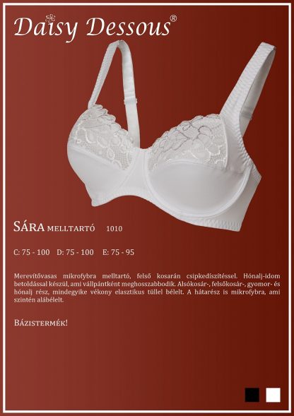 Sára merevítővasas melltartó